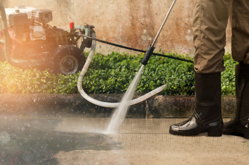 Power Washing Equipment in Action