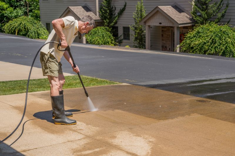 Residential Concrete Cleaning